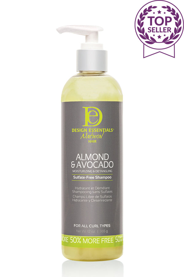 DESIGN ESSENTIALS - Almond & Avocado Sulfate-Free Shampoo