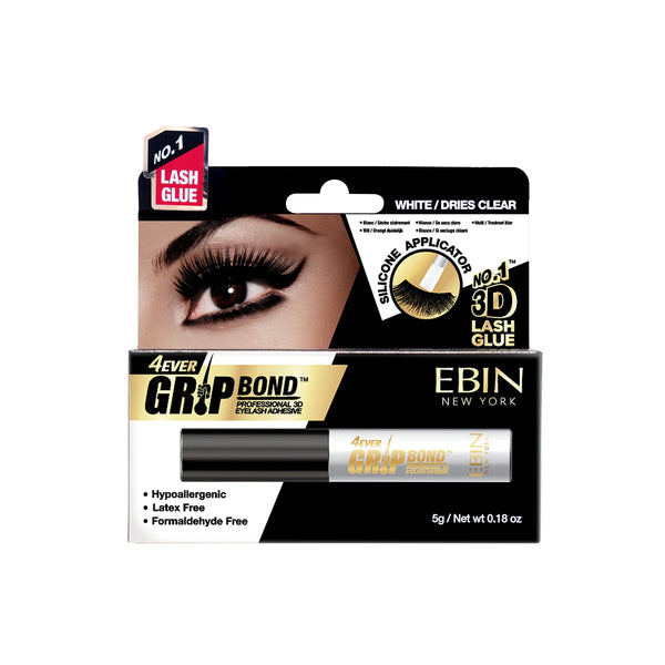 EBIN - GRIP BOND LATEX-FREE LASH ADHESIVE WHITE