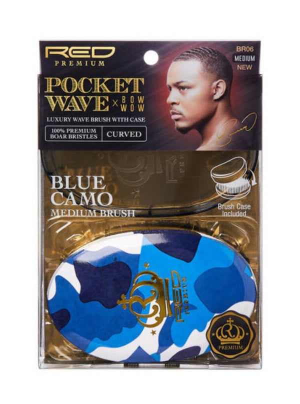 KISS - RPM DESIGNED POCKET BOAR BRUSH BLUE CAM (MEDIUM)
