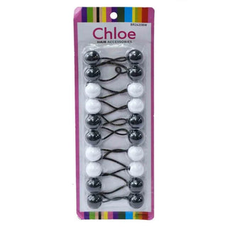 CHLOE - Hair Knocker Small Black/White BR2620BW