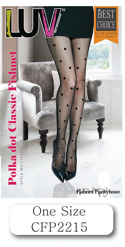CCDC - LUV Polka Dot Classic Fishnet CFP2215