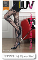 CCDC - LUV Floral Lace Panty Hose CFP2216