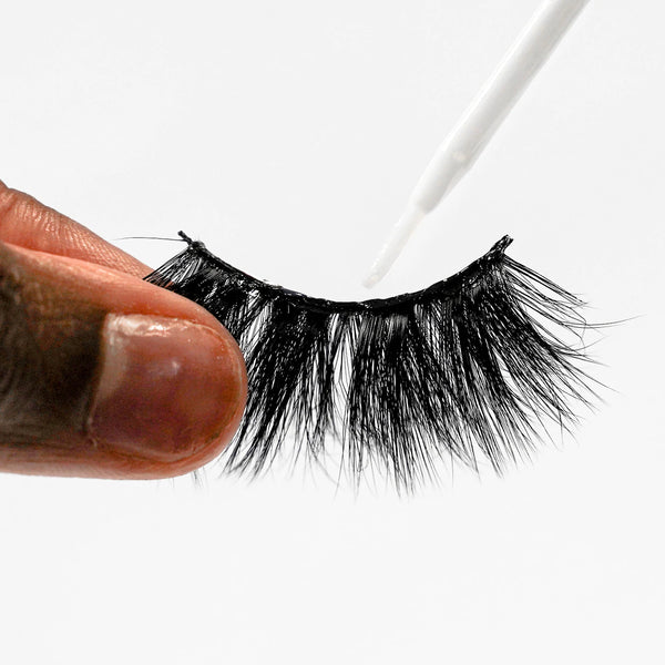 EBIN - GRIP BOND LASH ADHESIVE WITH BIOTIN - WHITE / BRUSH
