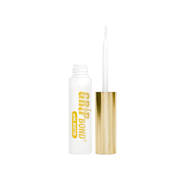 EBIN - GRIP BOND LASH ADHESIVE WITH BIOTIN - WHITE / BRUSH