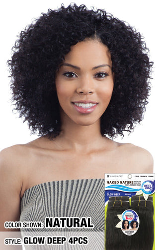 NAKED - NATURE  WET & WAVY GLOW DEEP (HUMAN)