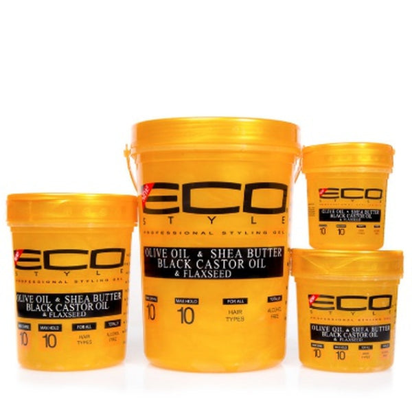 ECO STYLE - Styling Olive Oil & Shea Butter W/ Castor Oil Gold