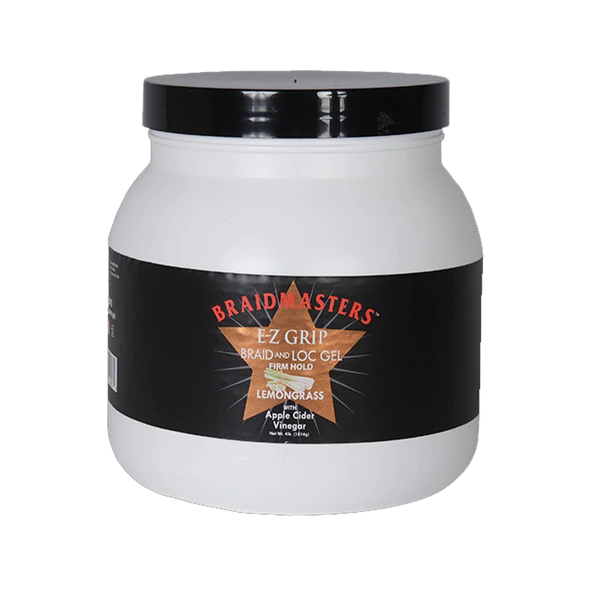 BRAID MASTERS - EZ GRIP BRAID and LOC GEL Lemongrass with Apple Cider Vinegar FIRM HOLD