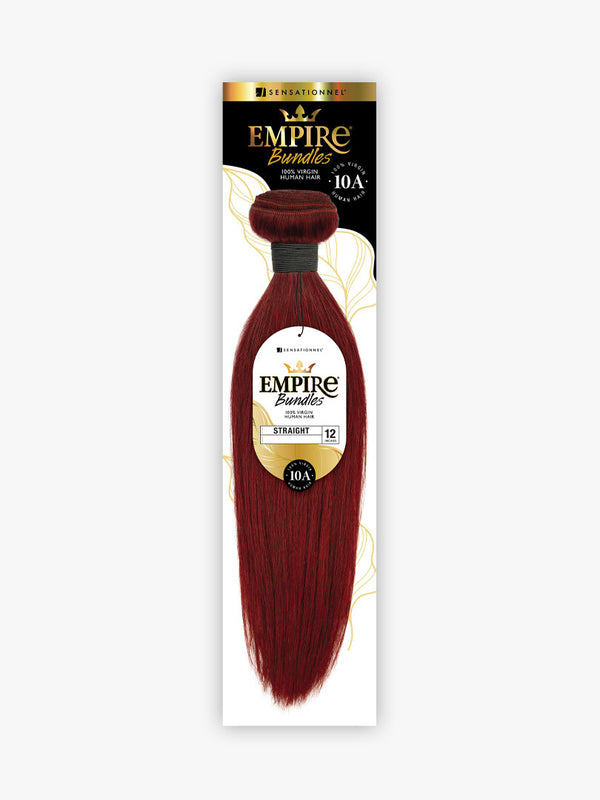 SENSATIONNEL - EMPIRE 10A BUNDLES STRAIGHT COLOR: DARK RED