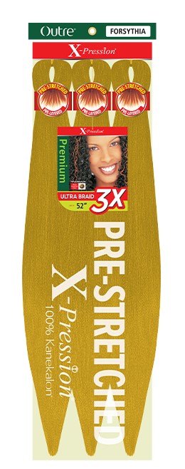 Buy forsythia OUTRE - X-PRESSION BRAID PRE STRETCHED BRAID 42" 3X