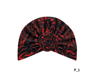 Buy red MAGIC COLLECTION - Fashion Turban Animal Pattern Twist Turban