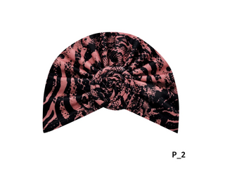 Buy peach MAGIC COLLECTION - Fashion Turban Animal Pattern Twist Turban