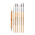 KISS - GOLD FINGER ROUND ACRYLIC BRUSH SET
