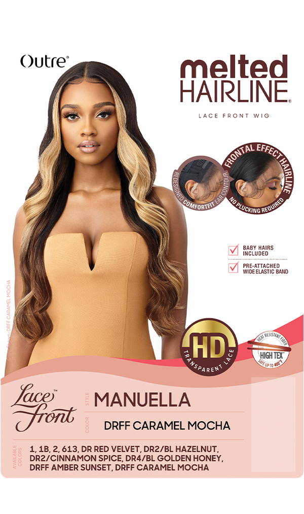 OUTRE - LACE FRONT WIG - MELTED HAIRLINE - MANUELLA - HT WIG