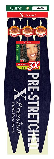 Buy indigo OUTRE - X-PRESSION BRAID PRE STRETCHED BRAID 42" 3X