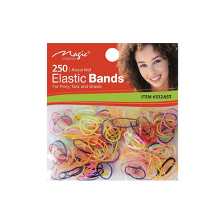 MAGIC COLLECTION - 250 Elastic Bands Assorted