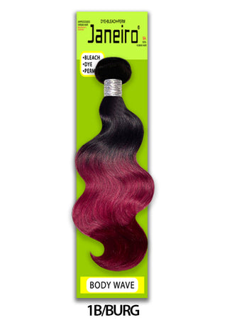 Janeiro - 9A 100% Virgin Brazilian Remy BODY WAVE (T1B/BURG)