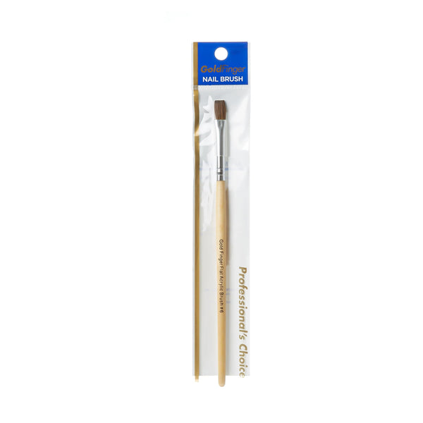 KISS - GOLD FINGER FLAT ACRYLIC BRUSH#6