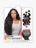 SENSATIONNEL - 7A Unprocessed Virgin Hair LACE CLOSURE BUNDLE DEAL BODY WAVE