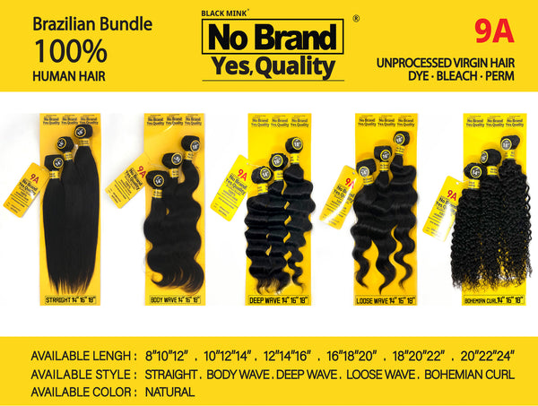 NO BRAND - 9A 100% VIRGIN HAIR BUNDLE LOOSE WAVE