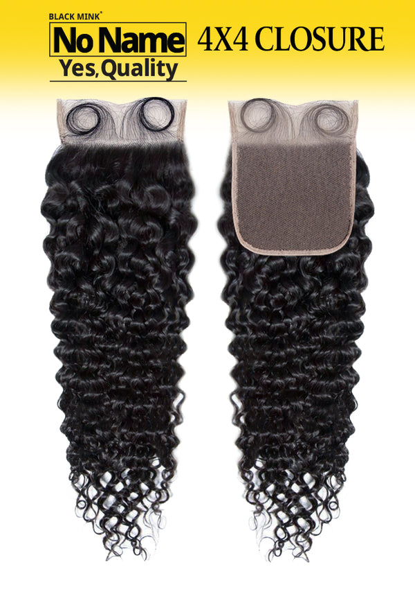 NO BRAND - 9A Unprocessed Virgin Hair 4X4 Closure  BOHEMIAN CURL (HUMAN)