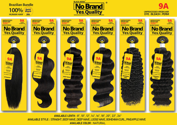NO BRAND - 9A 100% VIRGIN HAIR BUNDLE LOOSE WAVE