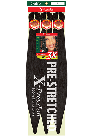 OUTRE - X-PRESSION BRAID PRE STRETCHED BRAID 42" 3X