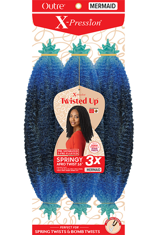OUTRE - X-PRESSION 3X TWISTED UP SPRINGY AFRO TWIST 16"
