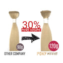 EVE HAIR - PLATINO PONY TAIL WEAVE MALAYSIAN WAVE 24"