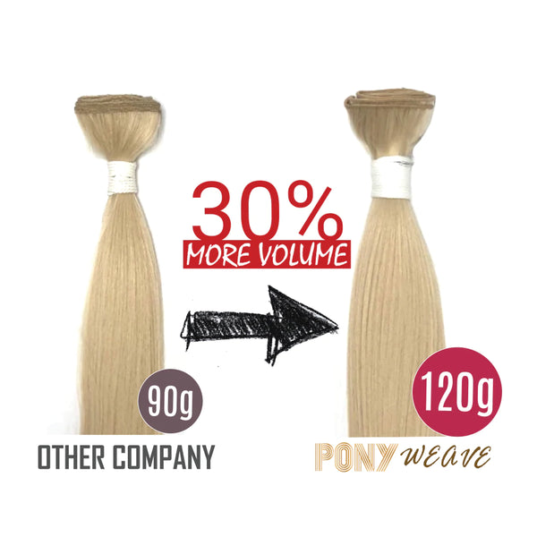 EVE HAIR - PLATINO PONY TAIL WEAVE MALAYSIAN WAVE 24"