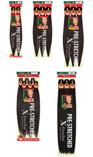 OUTRE - X-PRESSION BRAID PRE STRETCHED BRAID 42" 3X