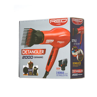 KISS - RED 2000 CERAMIC DETANGLER DRYER