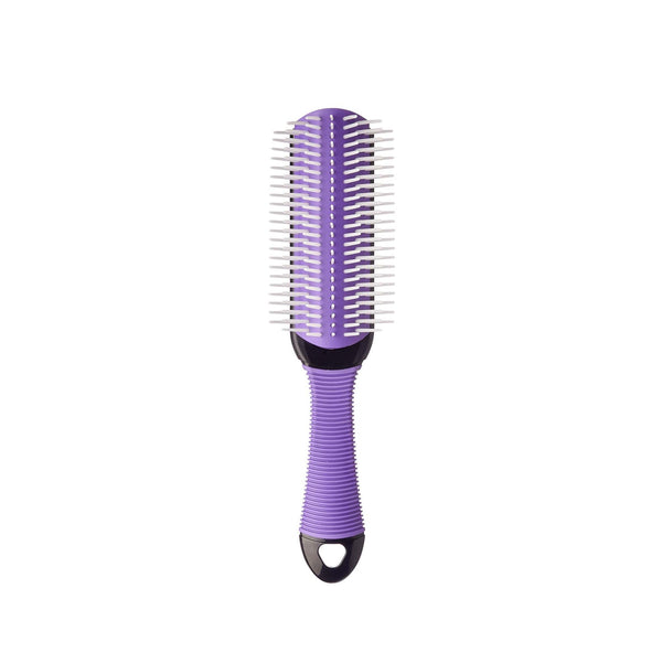 KISS - RED 7 ROW DETANGLE BRUSH (PURPLE)
