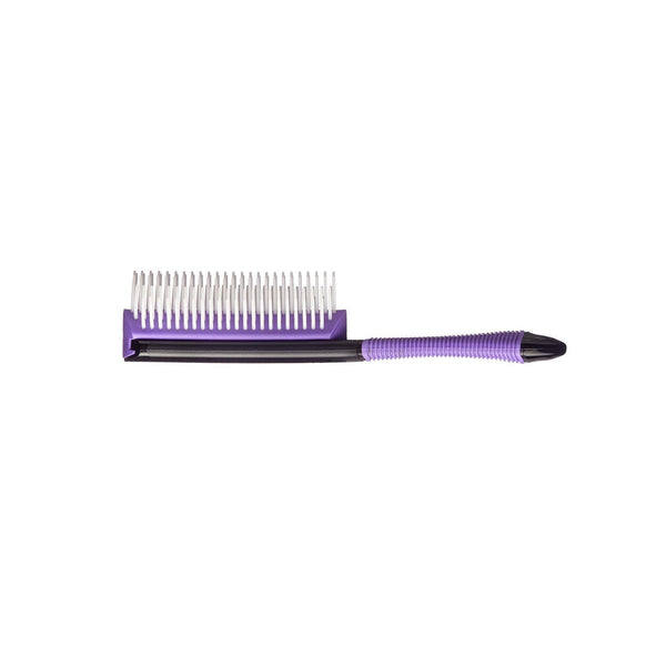KISS - RED 7 ROW DETANGLE BRUSH (PURPLE)