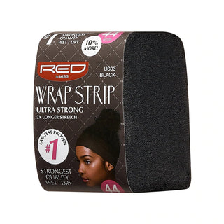 KISS - RED WRAP STRIPS BLACK 2.5' 40 PCS (1 Strip)