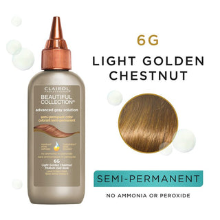 Buy 6g-light-golden-chestnut CLAIROL - Beautiful Collection Advanced Gray Solution Semi-Permanent Color