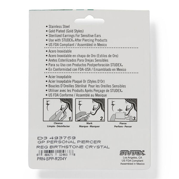 STUDEX - Sterilized Personal Ear Piercing Kit