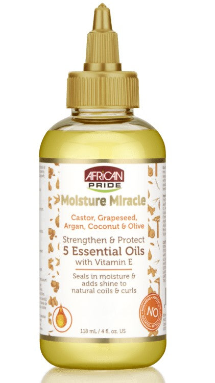 African Pride - Moisture Miracle 5 Essential Oils with Vitamin E