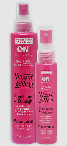 The Next Image - On Natural Weave Wig Conditioner & Detangler Pomegranate