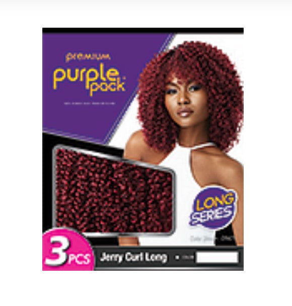 OUTRE - HH PURPLE PACK LONG 3PCS JERRY CURL LONG