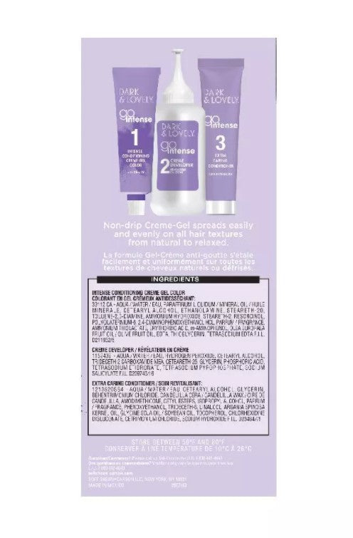 SoftSheen Carson - Dark & Lovely Go Intense! #1 SUPER BLACK
