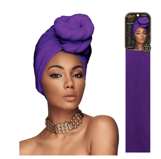 Buy purple MAGIC COLLECTION - Ultra Soft Cotton Jersey Head Wrap (8 Colors)