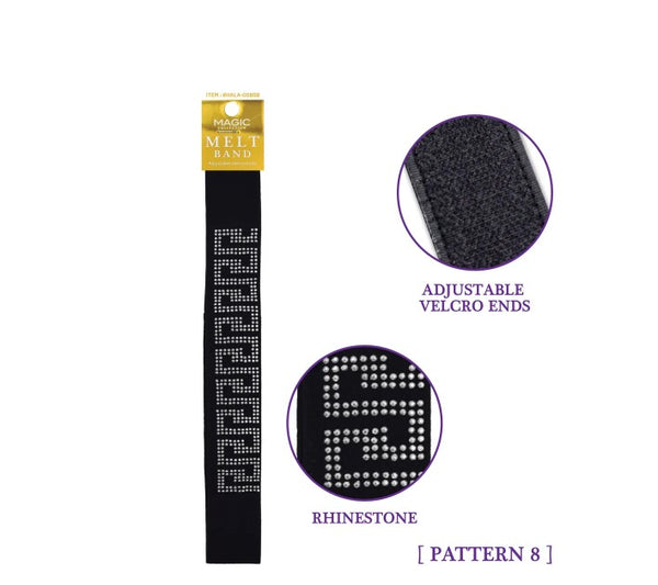 MAGIC COLLECTION - HALO Rhinestone Melt Band PATTNER 8
