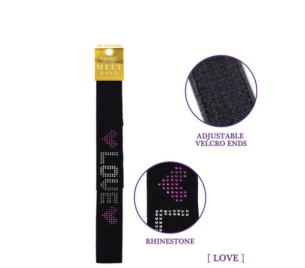 MAGIC COLLECTION - HALO Rhinestone Melt Band LOVE