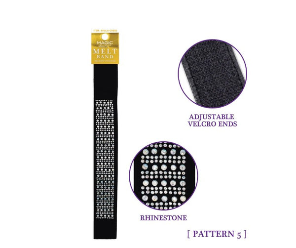 MAGIC COLLECTION - HALO Rhinestone Melt Band PATTERN 5