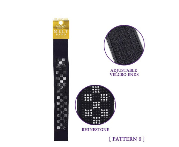 MAGIC COLLECTION - HALO Rhinestone Melt Band PATTERN 6