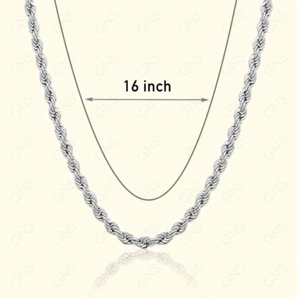 GNS - Silver Chain Necklace (KN0001S)