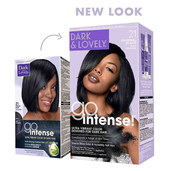 SoftSheen Carson - Dark & Lovely Go Intense! #21 ORIGINAL BLACK