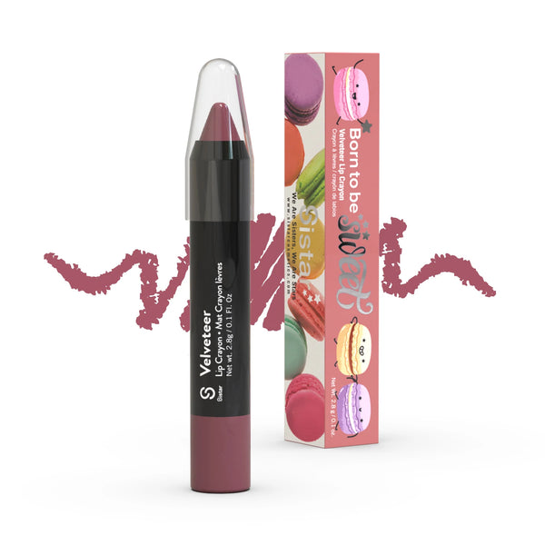 SISTAR - VELVET MATTE LIP CRAYON (11 Colors Available)