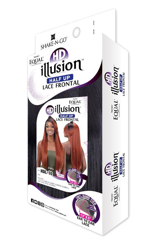 FREETRESS - EQUAL HDL-10 HD ILLU HALF UP LACE FRONTAL WIG