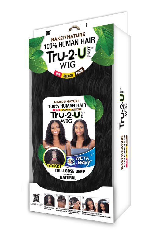 NAKED - NATURE WET & WAVY 100% HUMAN WIG TRU-LOOSE DEEP (HUMAN)
